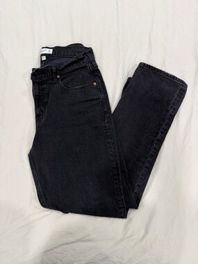 Abercrombie & Fitch, The 90s Straight Mid Rise, Curve Love